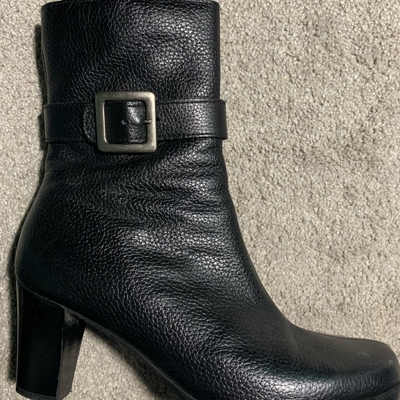 Black leather ankle boots. La Canadienne. 8.5. Good condition! - Picture 5 of 5